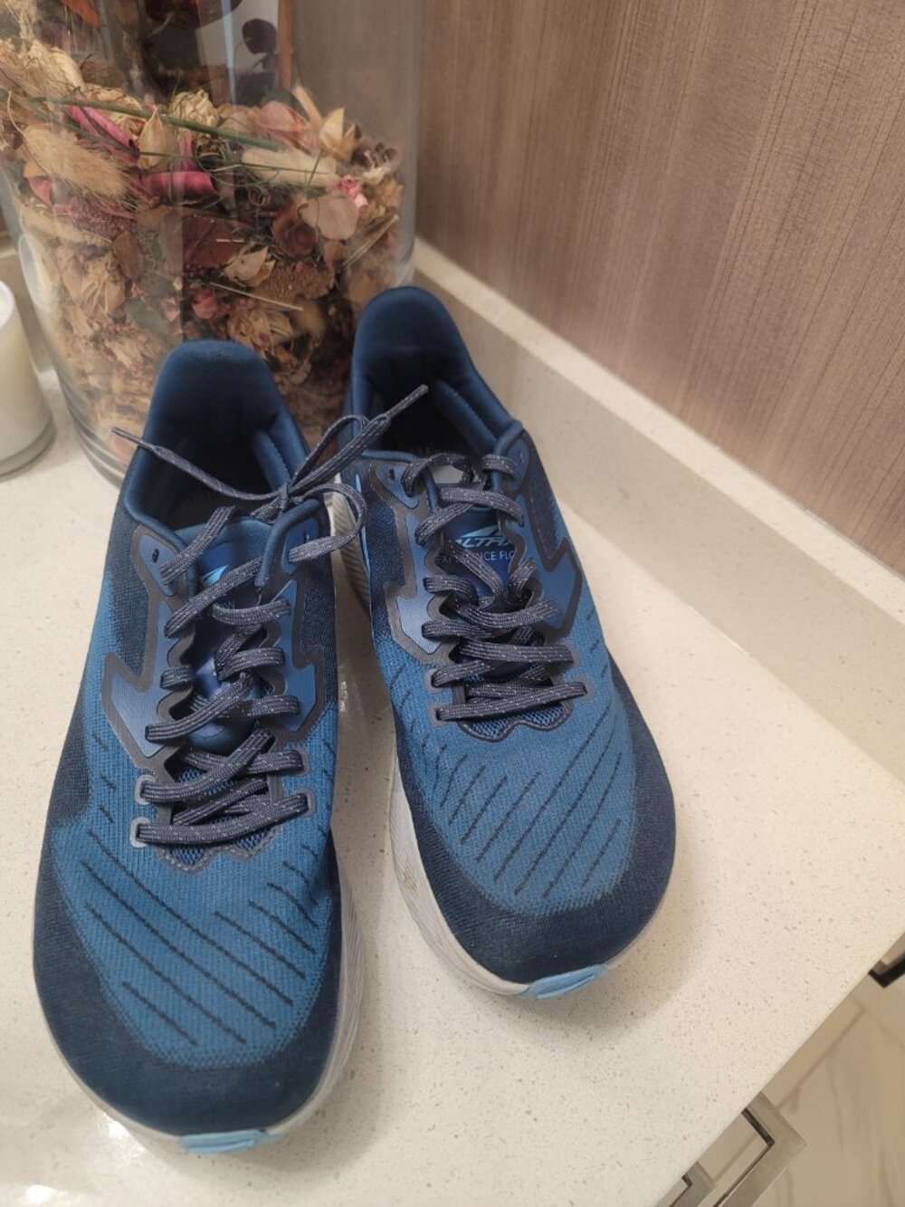 Altra Experience Flow Shoes Mens Size 11 Blue Road Running Athletic Sneakers